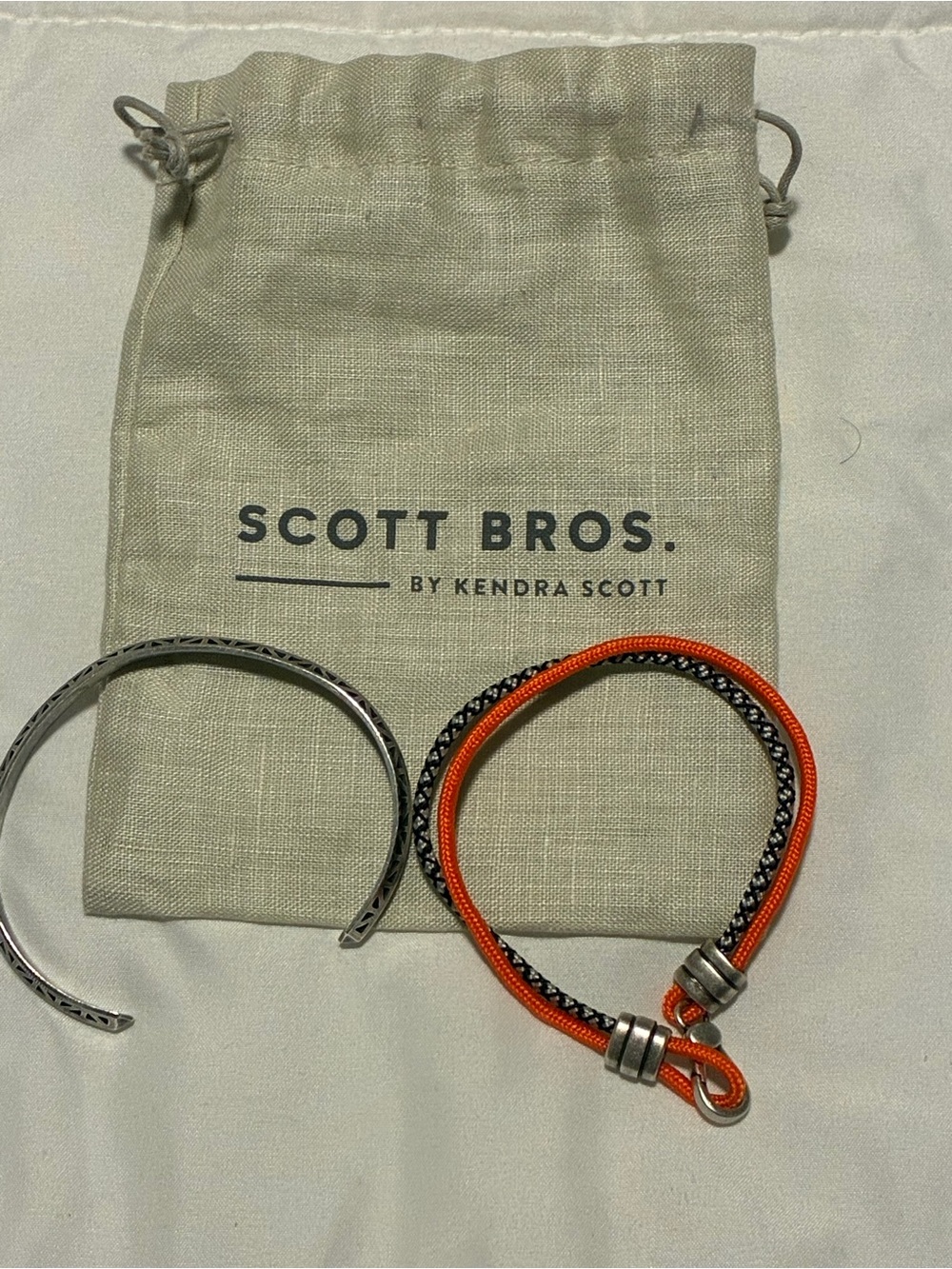 Kendra Scott Scott Bros. Cuff Bracelet And Rope Bracelet
